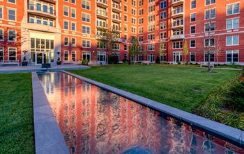 Landscaped courtyard